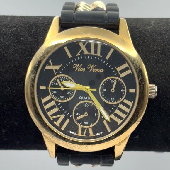 Gold Vice Versa Men's Watch - Picture 1 of 5